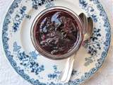 Confiture de quetsches au vin rouge