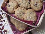 Cookies aux canneberges & au chocolat blanc