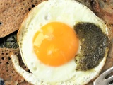 Galette aux épinards, oeuf & beurre de sauge