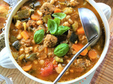 Minestrone aux boulettes