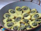 Pommes de terre farcies aux escargots