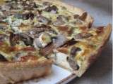 Quiche aux champignons