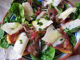 Salade sucrine à la coppa