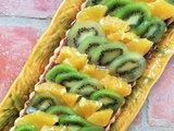 Tarte aux kiwis & aux oranges