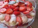 Trifle aux fraises