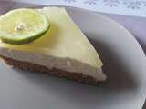 Cheesecake au citron vert sans cuisson