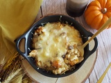 Gratin de crozet forestier à la butternut et comté