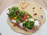 Piadine mozza et jambon