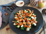 Salade de chou kale, avocat et patate douce