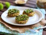 Galettes de quinoa et boulgour aux asperges