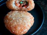 Beignets vietnamiens croustillants au riz gluant, porc et crevettes