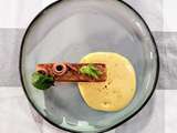 Finger aux anchois igp de Collioure et sauce hollandaise au citron vert