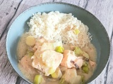 Blanquette de saumon aux poireaux (Cookeo)