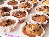 Muffins banane nutella