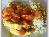 Poulet aux carottes sauce curry (Cookeo)