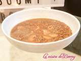 Soupe aux lentilles (Cookeo)