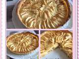 Tarte aux pommes et aux amandes