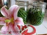 Conserves de haricots verts