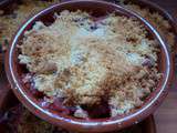 Crumble à la fraise