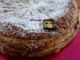 Galette feuilletée frangipane noisettes et amandes