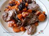 Lapin carottes et pruneaux