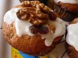 Muffins aux pommes et raisins