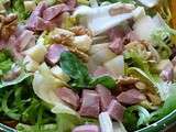 Salade d'endives, noix et fromage