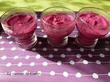 Verrine rose à la betterave