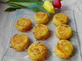 Galettes de carottes, pommes de terre au curry