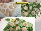 Carpaccio de coquilles Saint-Jacques - la recette