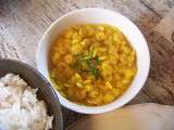 Dal à la coriandre et curcuma