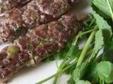 Kefta : brochettes de boeuf haché aux herbes