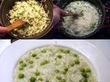 Risotto aux petits pois - recette du risi e bisi