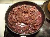 Rognons au vin rouge - la recette