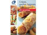 Livret gratuit de recettes  Crêpes, gaufres, beignets & cie 