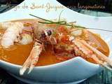 Nage de Saint-Jacques aux langoustines