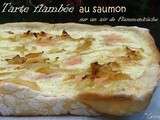 Tarte flambée au saumon (sur un air de Flammenküche)