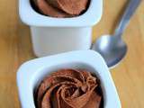 Mousse au chocolat sans oeufs