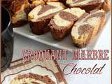 Croquants marbre chocolat