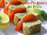 Vidéo omelette roulee au pesto