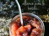 Confiture de figues et basilic