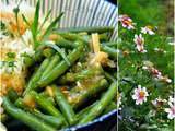 Haricots verts à l'ail, au miso