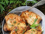 Hauts de cuisse de poulet au citron et aux herbes du Jardin