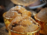 Petits pains d'épices à la marmelade d'oranges et raisins secs moelleux