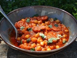 Pois chiches et chorizo à la Catalane