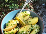 Pommes de terre Grenaille, sauce vinaigrette aux herbes du jardin