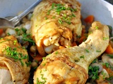 Poulet rôti légumes de saison