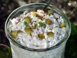 Rillettes de thon à la Moutarde de Meaux & cottage cheese