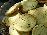 Sablés au parmesan et Ail des Ours