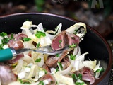 Salade d'endives aux gésiers confits